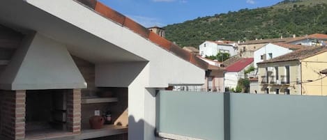 Terraza con barbacoa