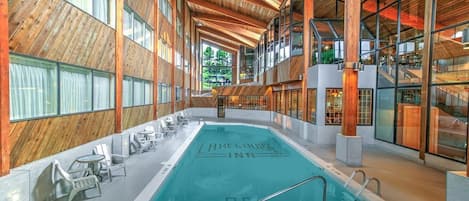 Relax and unwind in the luxurious indoor pool