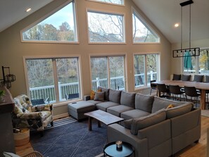 Living room with plenty of seating