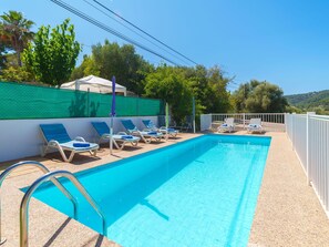 Water, Sky, Property, Swimming Pool, Building, Plant, Tree, Umbrella, Shade, Chair