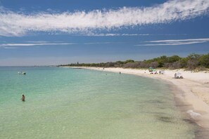 Nearby beach