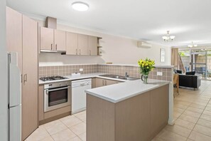 Well equipped kitchen, open plan with dining area and lounge for lots of quality time