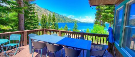 View from deck