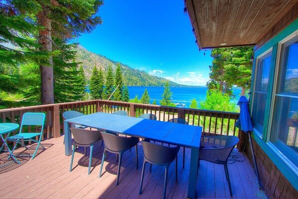 View from deck