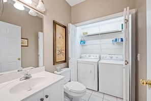 Never underestimate the convenience of a washer & dryer in your unit.