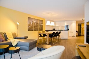 Living and dining area
