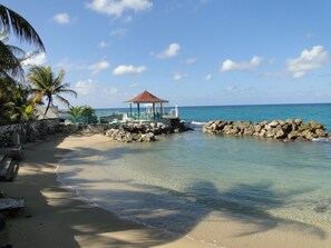 Swim or snorkel in the sea cove.  The big waves won’t get you here! 