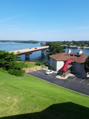 Boat trailer parking in a fenced and locked area is included in your rental.
