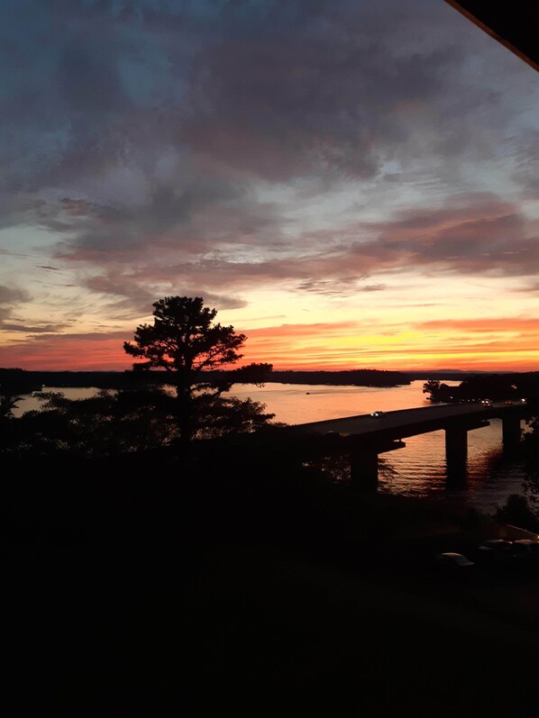 View from unit balcony.