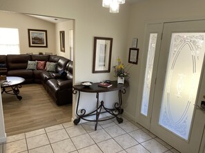 Spacious entry way welcomes you.