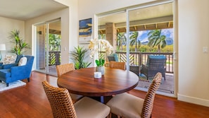 Pili Mai Resort at Poipu #15I - Dining Room & Lanai View - Parrish Kauai