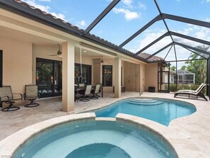 Heated pool and hot tub