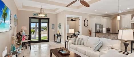 Open concept family room