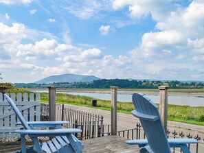 View from decked terrace | Erriff at Caerlaverock Estate, Glencaple, near Dumfries