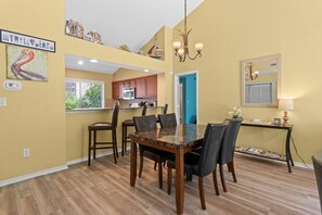 Dining Room and Kitchen Bar