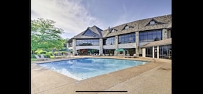 Huge pool at the clubhouse