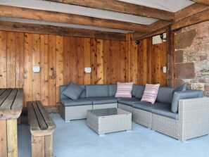 Sitting-out-area | Country Lodge, Little Musgrave near Kirkby Stephen