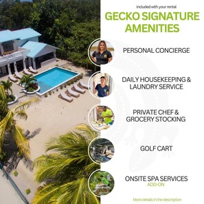 Surfside Gecko - Large Oceanfront Villa with Pool, Close to Village (4678)