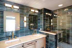 Newly remodeled primary bathroom