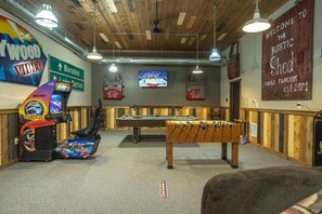 Brand new game room! Foosball