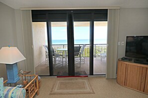 St. Augustine Ocean Front Rentals Living Room View