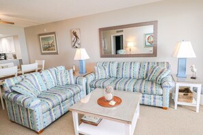 St. Augustine Ocean Front Rentals Living Room