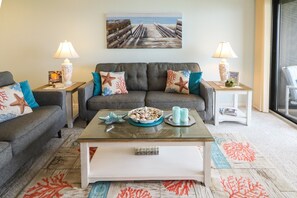 St. Augustine Ocean Front Rentals Living Room