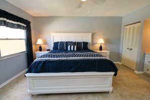 St. Augustine Beach Rentals Master Bedroom