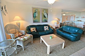 St. Augustine Ocean Front Rentals Living Room