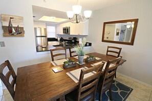 St. Augustine Beach Vacation Rentals Dining Room