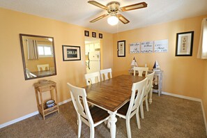 St. Augustine Beach Vacation Rentals Dining Room