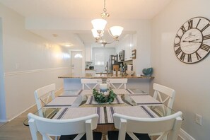 St. Augustine Ocean View Rentals Dining Room