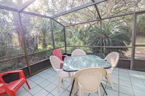 St. Augustine Beach Rentals Screened Patio