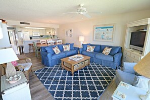 St Augustine Oceanfront Condos Living Room