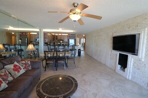 St Augustine Oceanfront Condos living room