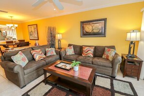 St. Augustine Ocean Front Rentals Living Room