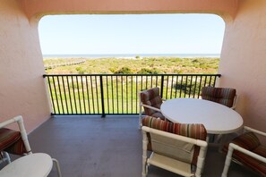 St. Augustine Ocean Front Rentals Balcony View