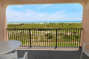 St Augustine Ocean Front Rentals Patio View