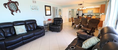 St. Augustine Ocean Front Rentals Living Room