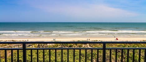 St. Augustine Oceanfront Balcony View