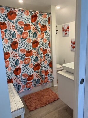 Shower and tub combination 