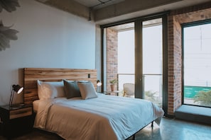 Studio with balcony