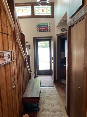 looking toward main entry from living area