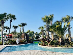 Lazy river - probably the longest among the resort in the area. 