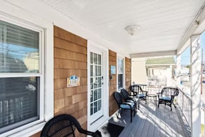 More outdoor seating on the wrap around deck.