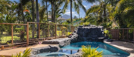 Pool and hot tub.