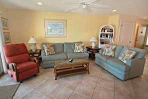 St Augustine Beach Rentals Living Room