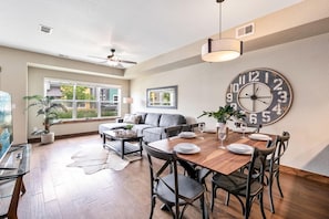 Open Concept Living and Dining Area