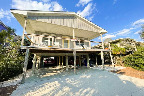Check out our new cable railing on the front porch and updated landscaping