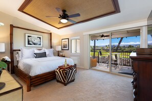 MASTER BEDROOM WITH NEW CAL. KING BEAUTYREST MATTRESS W/ ADJUSTABLE BASE